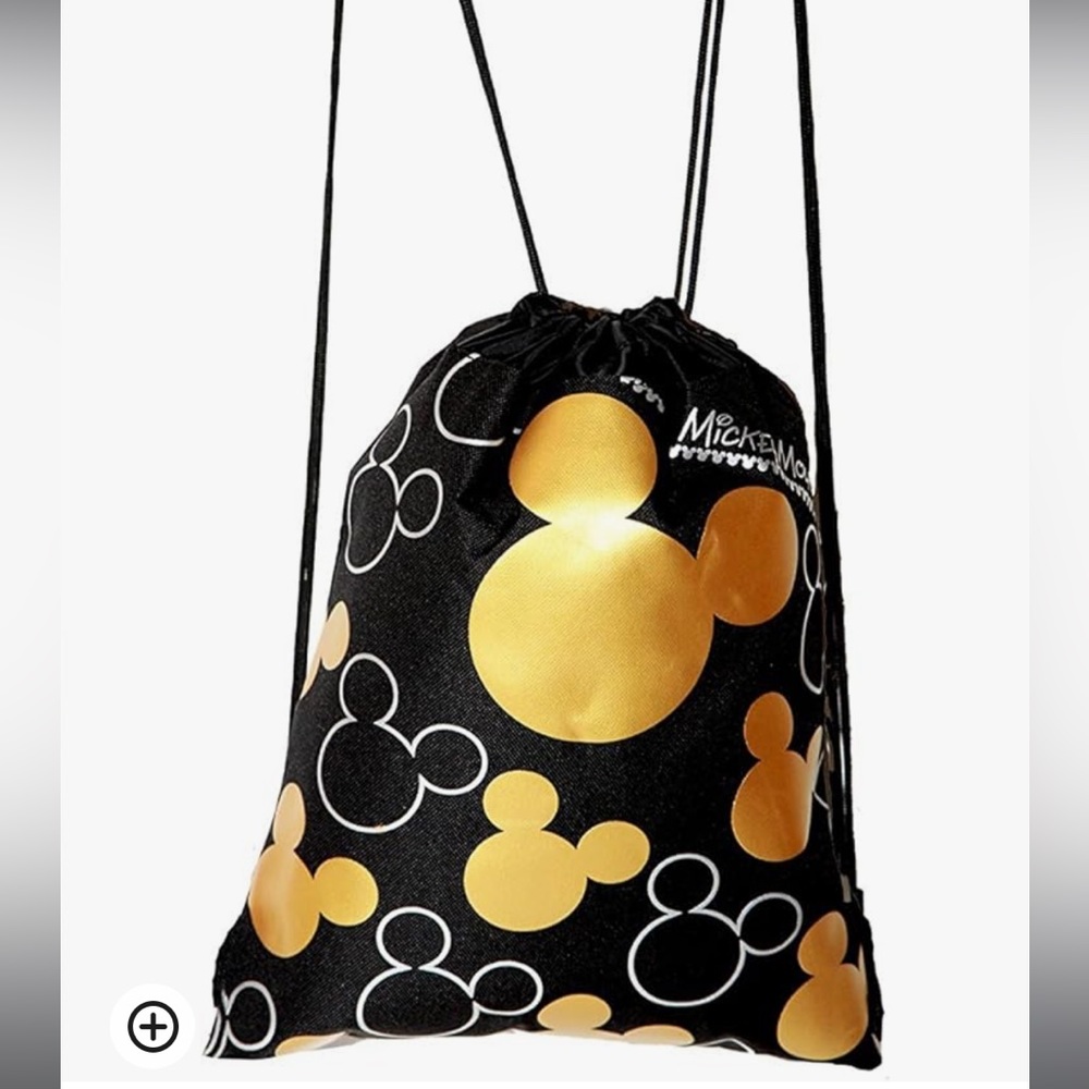 Disney Mickey Mouse Drawstring Backpack 2 Pack - Picture 3 of 7